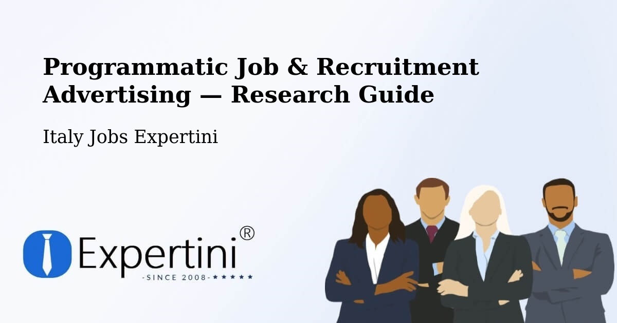 Programmatic Job & Recruitment Advertising — Research Guide – Cingoli