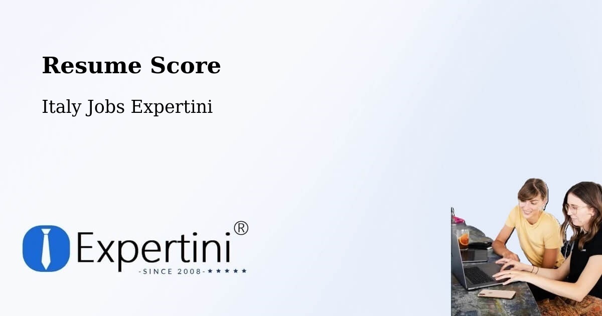 Resume Score & Job Description Match Tool – Cingoli - Italy Jobs Expertini