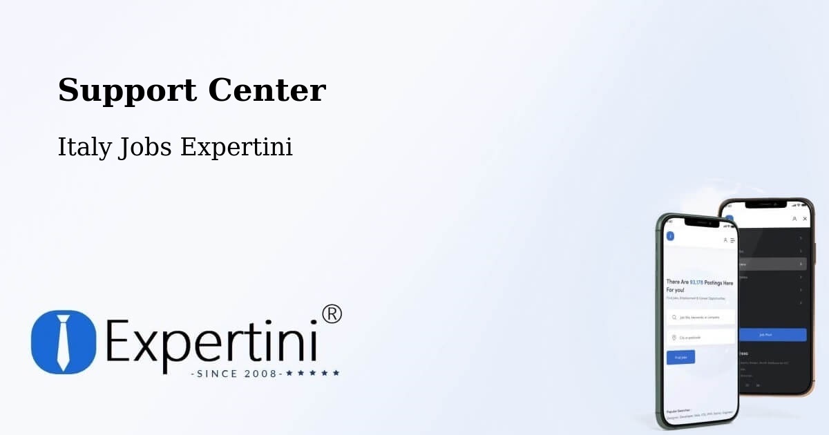 Support Services – Cingoli - Italy Jobs Expertini
